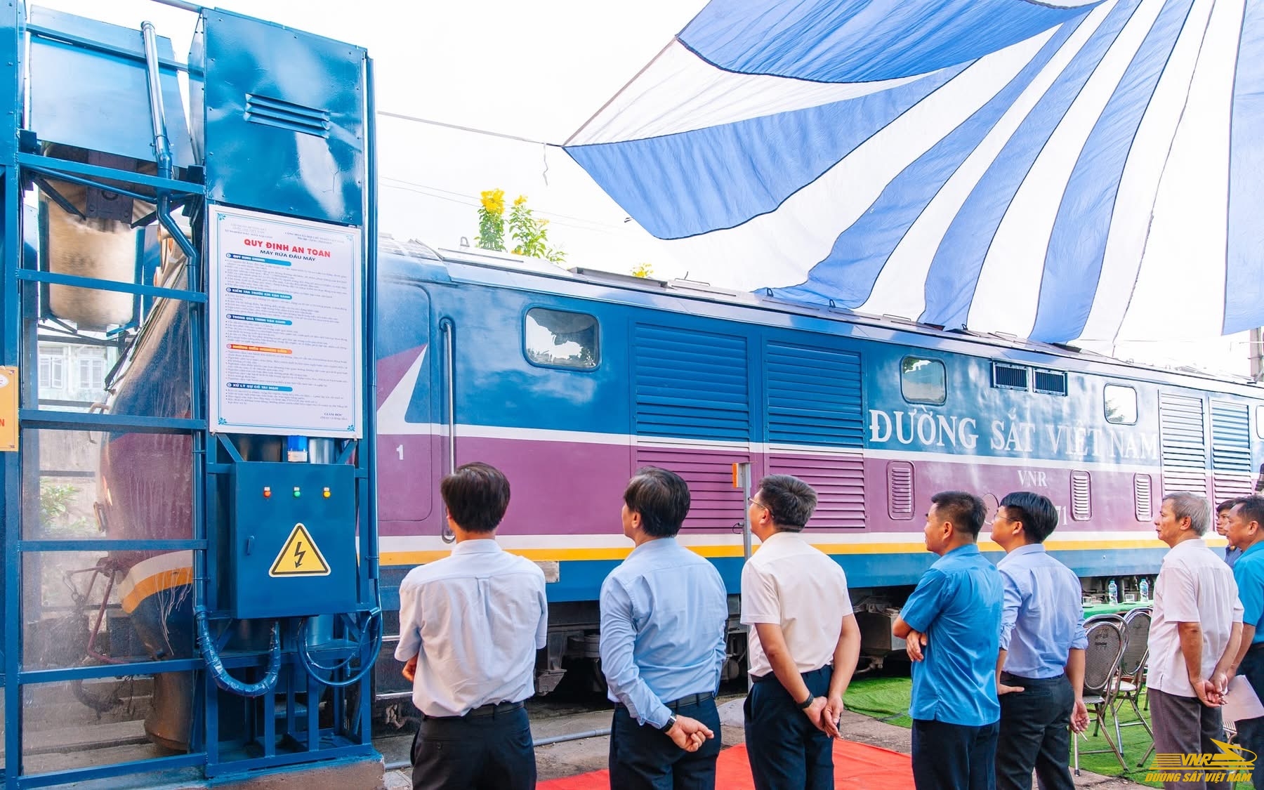 Đà Nẵng: Khánh thành Máy rửa đầu máy tự động và Nhà sơn đầu máy